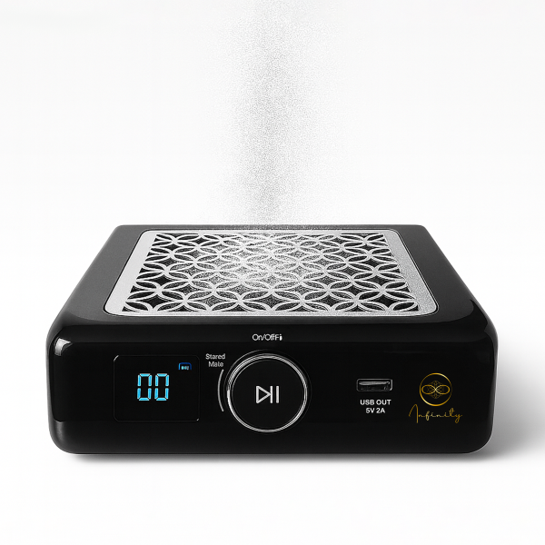 INFINITY 85 Cordless Nail Dust Collector Black | 85W Motor, HEPA ...